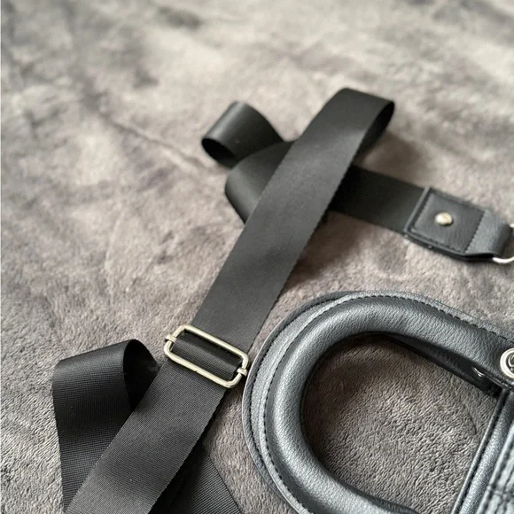 Madden Girl Black Quilted Mini Satchel Bag Top Handle Crossbody Purse - Picture 2 of 5